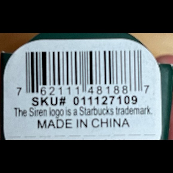 New with Tags Starbucks Ceramic Cup 2021 Ornament - Picture 5 of 5